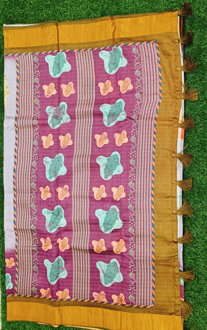 Multicolor Pichwai 04 Designer Saree