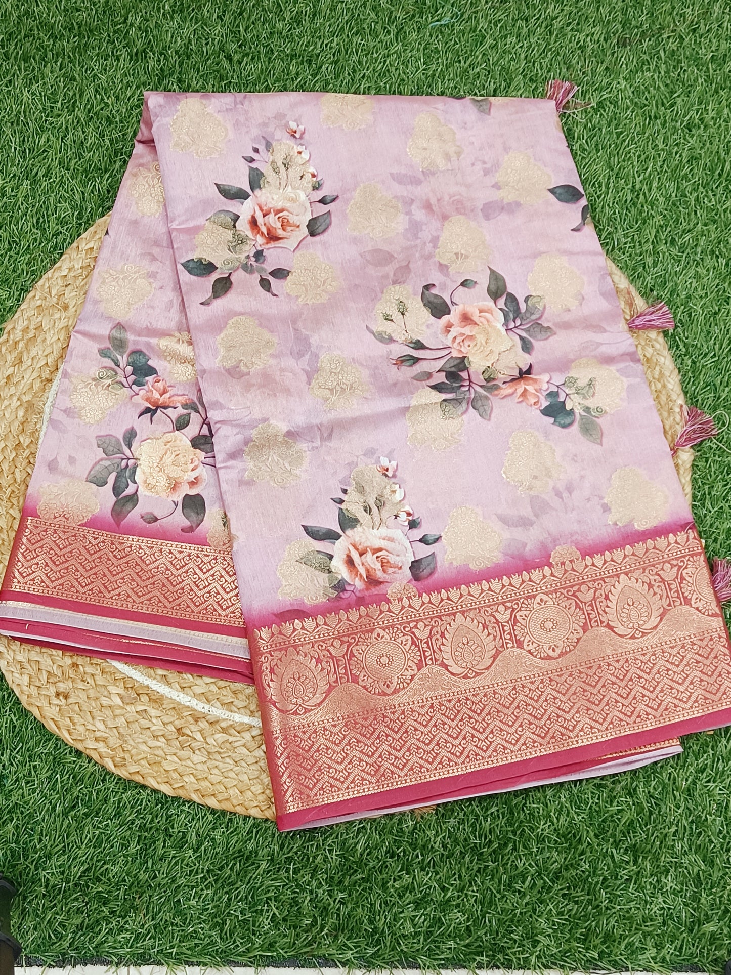 Semi Kanchi 05 Digital Silk Saree