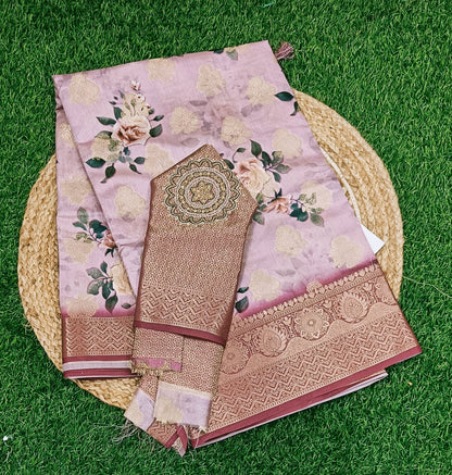 Semi Kanchi 05 Digital Silk Saree